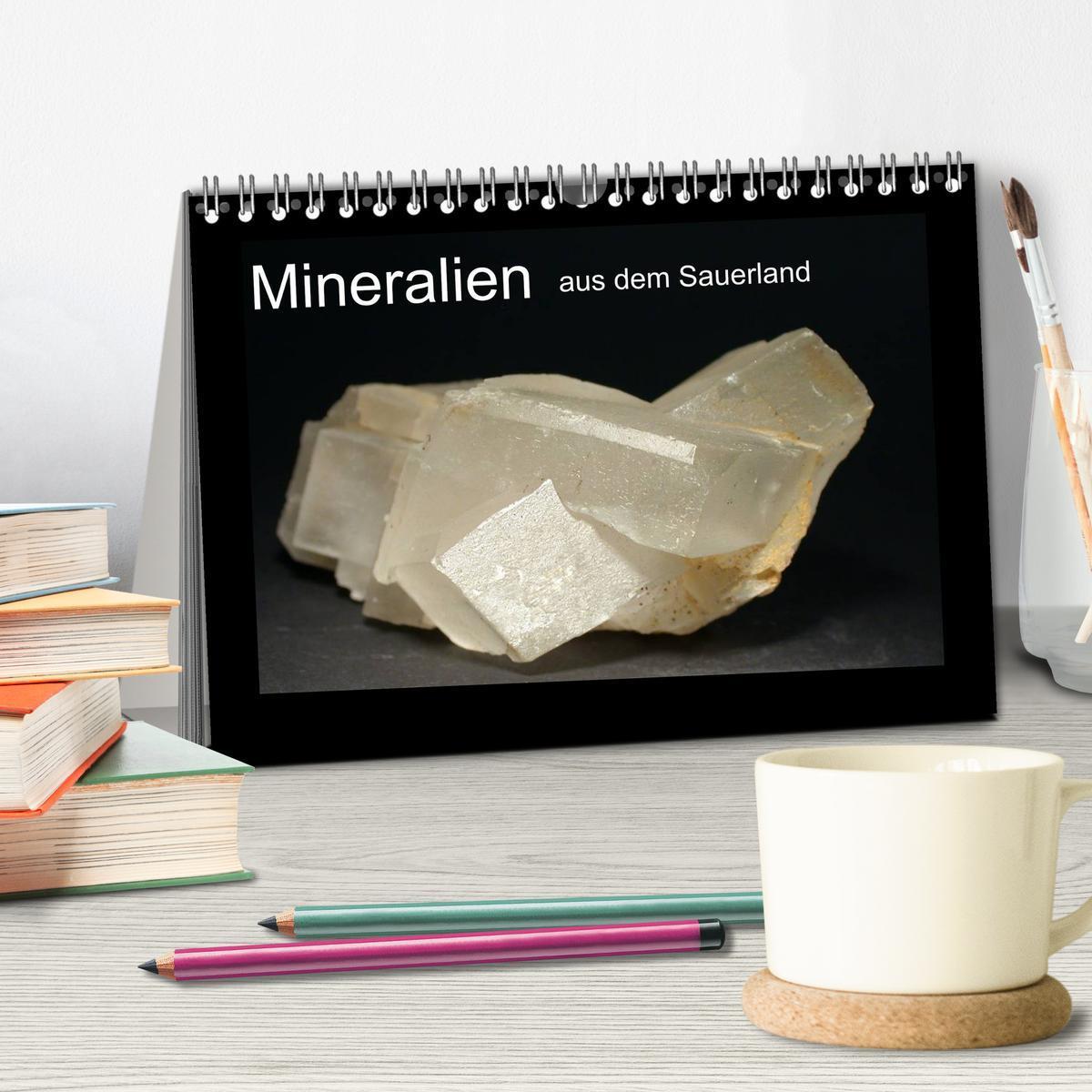 Bild: 9783435768042 | Mineralien aus dem Sauerland (Tischkalender 2025 DIN A5 quer),...