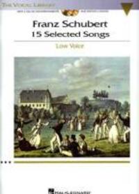 Cover: 884088185053 | Franz Schubert - 15 Selected Songs (Low Voice) Book/Online Audio