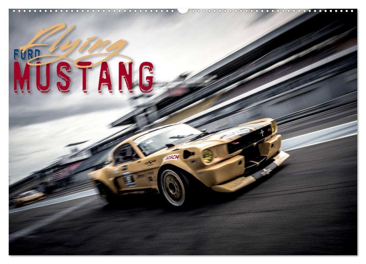 Cover: 9783435386802 | Flying Ford Mustang (Wandkalender 2025 DIN A2 quer), CALVENDO...