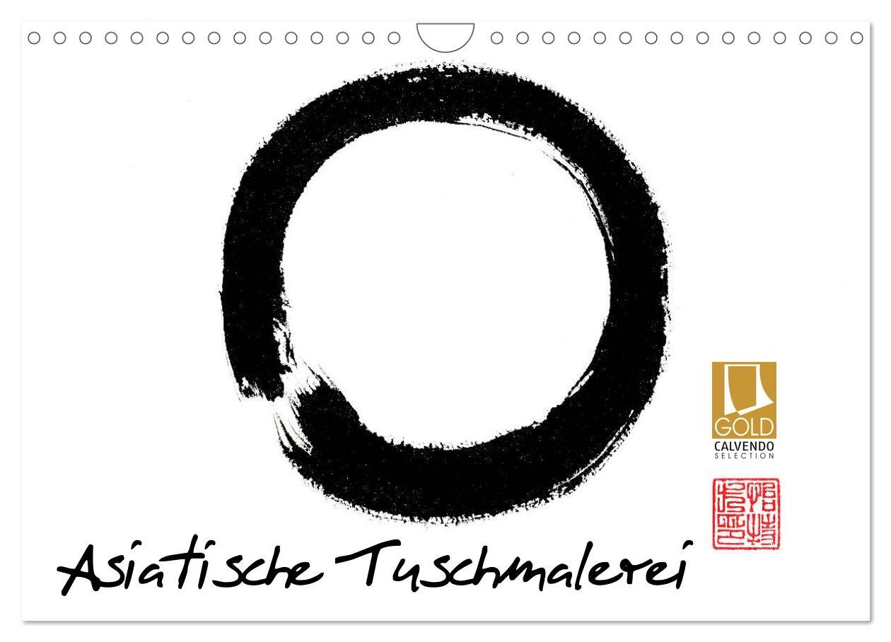 Cover: 9783435623990 | Asiatische Tuschmalerei (Wandkalender 2025 DIN A4 quer), CALVENDO...