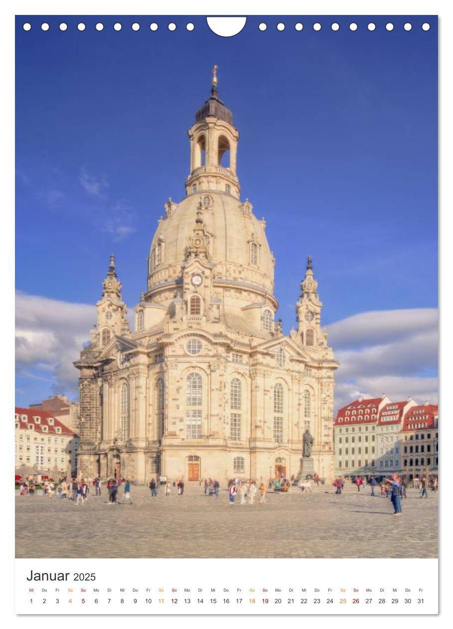 Bild: 9783435881833 | Highlights in Dresden (Wandkalender 2025 DIN A4 hoch), CALVENDO...