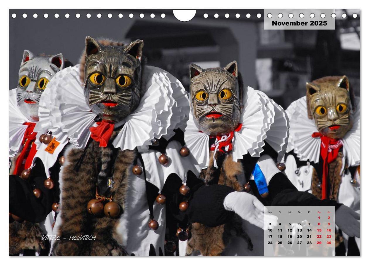 Bild: 9783435569571 | Schwäbisch alemannische Fasnet (Wandkalender 2025 DIN A4 quer),...