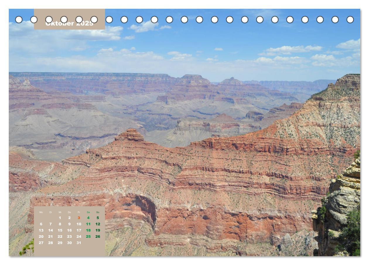 Bild: 9783435110834 | Erlebe mit mir die Schluchten des Grand Canyon (Tischkalender 2025...