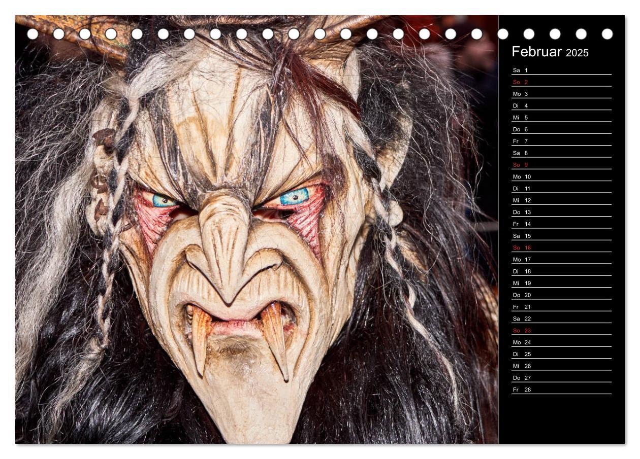 Bild: 9783435174089 | Krampus Kalender 2025 (Tischkalender 2025 DIN A5 quer), CALVENDO...