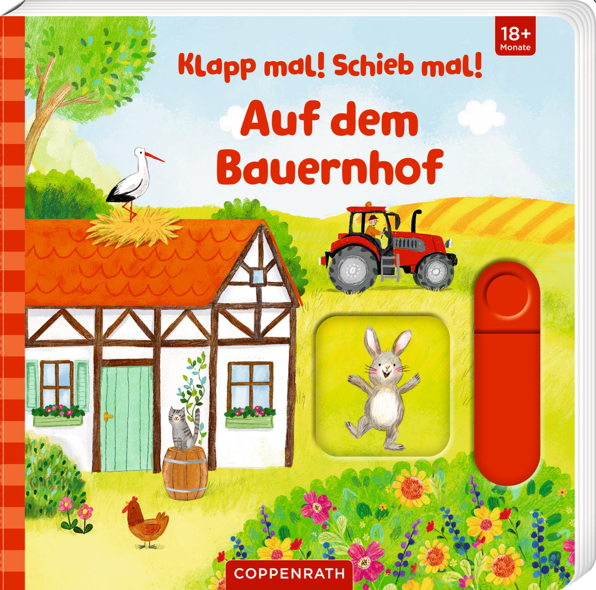 Cover: 9783649671893 | Klapp mal! Schieb mal!: Auf dem Bauernhof | Ag Jatkowska | Buch | 2023