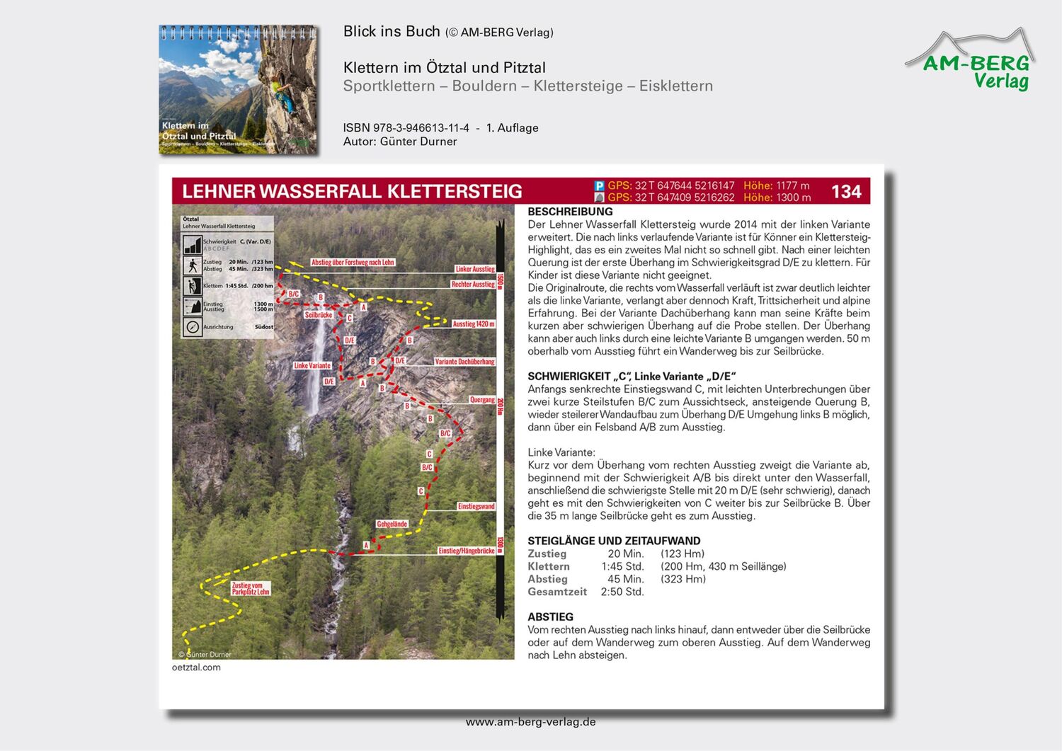 Bild: 9783946613114 | Klettern im Ötztal und Pitztal | Günter Durner | Taschenbuch | Deutsch