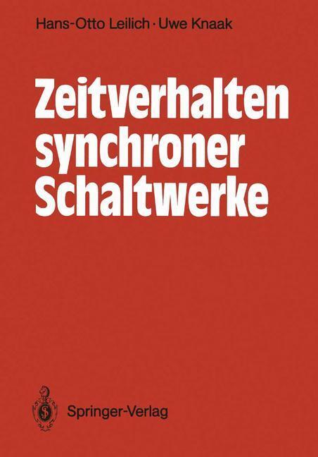 Cover: 9783540516804 | Zeitverhalten synchroner Schaltwerke | Uwe Knaak (u. a.) | Taschenbuch