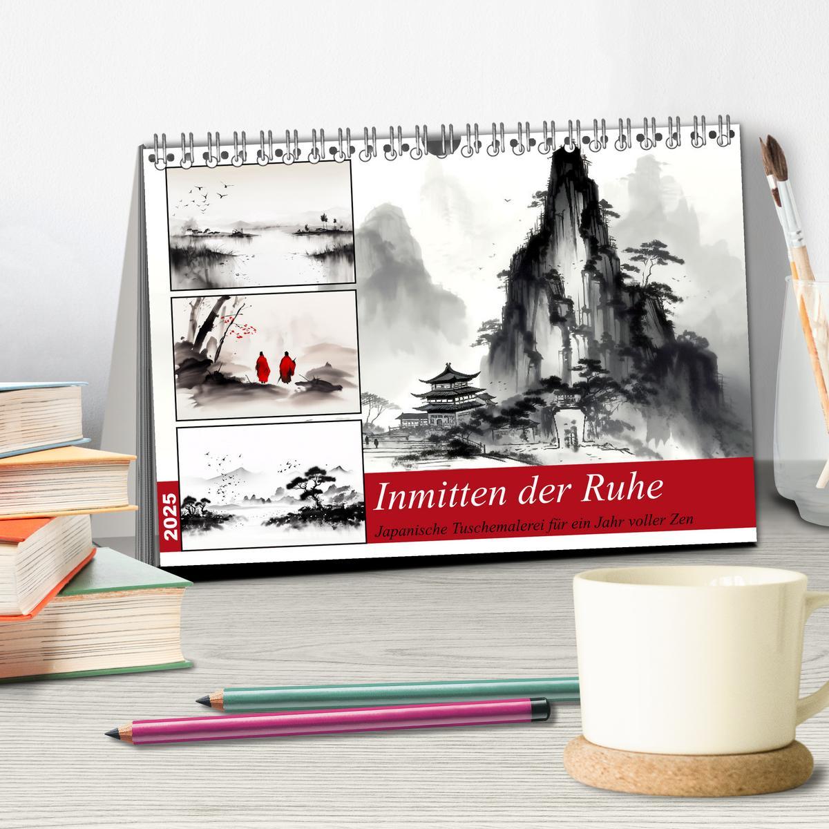 Bild: 9783383905056 | Inmitten der Ruhe (Tischkalender 2025 DIN A5 quer), CALVENDO...