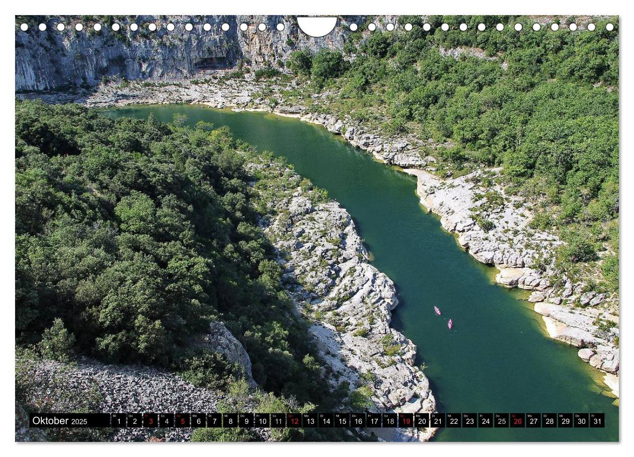 Bild: 9783435533862 | Ardèche, Grand Canyon Europas (Wandkalender 2025 DIN A4 quer),...