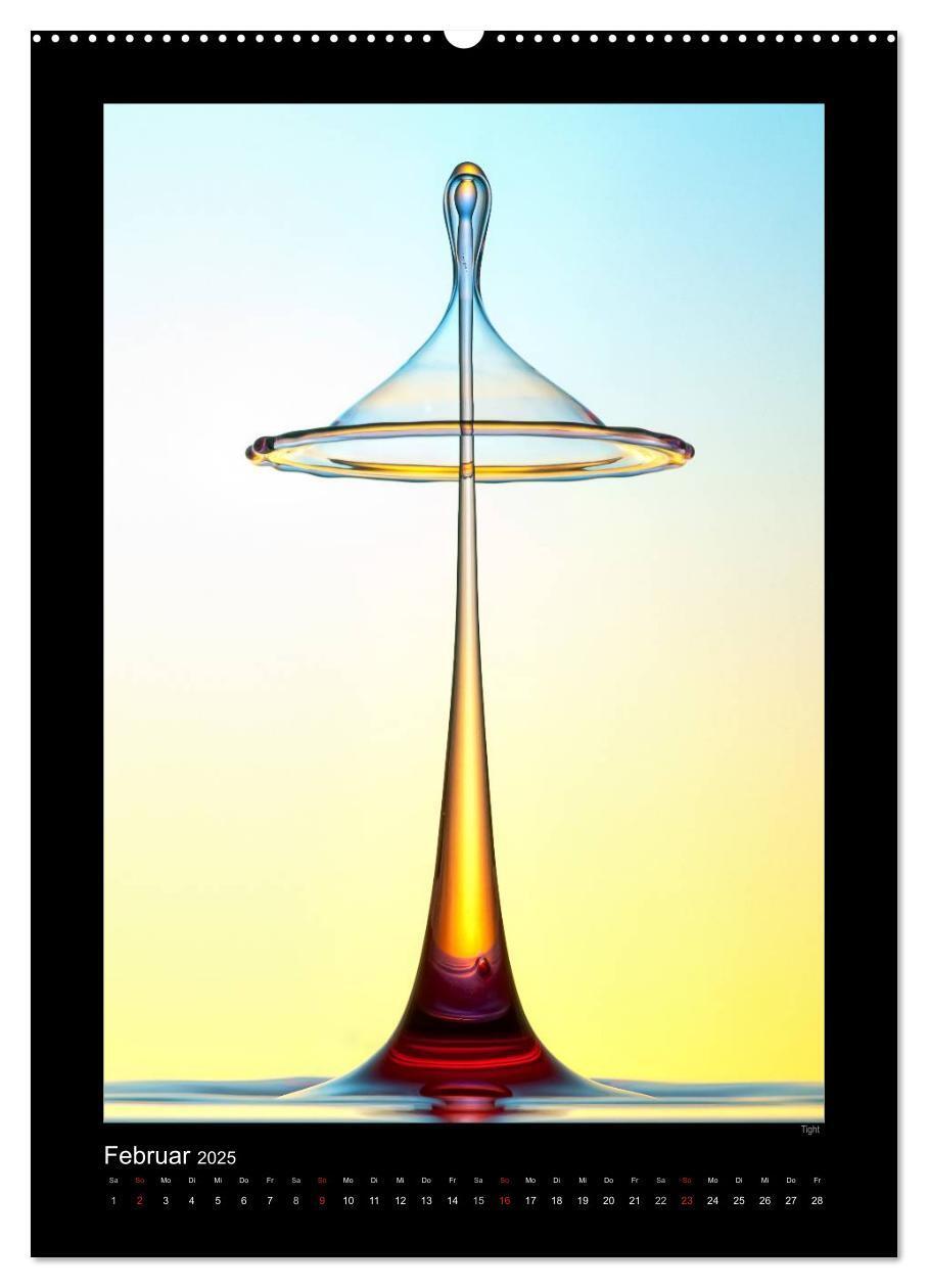 Bild: 9783457082881 | Liquid Art - Wassertropfen in Perfektion (Wandkalender 2025 DIN A2...