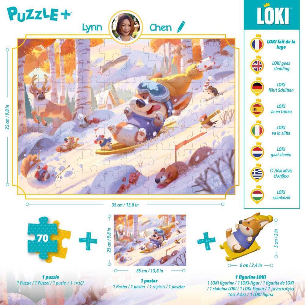 Bild: 3760175519246 | Loki Puzzle Winter | Lynn Chen | Spiel | In Spielebox | 519246 | 2022