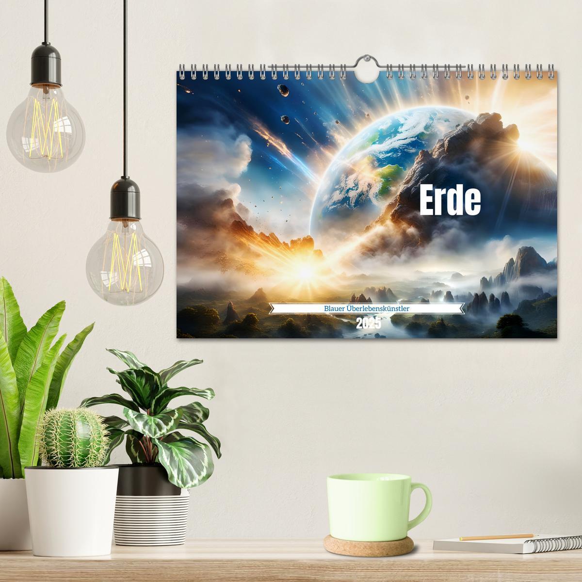 Bild: 9783457224304 | Erde - Blauer Überlebenskünstler (Wandkalender 2025 DIN A4 quer),...