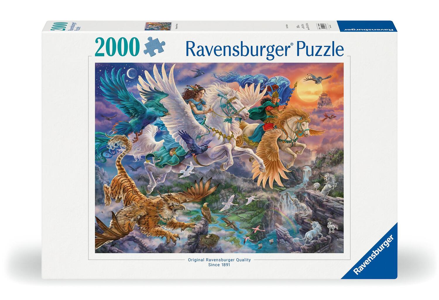 Cover: 4005555008064 | Ravensburger Puzzle 12000806 - Auf dem Pegasus durch die Lüfte -...