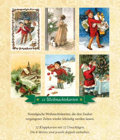 Bild: 9783780616449 | Wunderschöne Weihnachtsgrüße | 12 Weihnachtskarten | Kaufmann Verlag