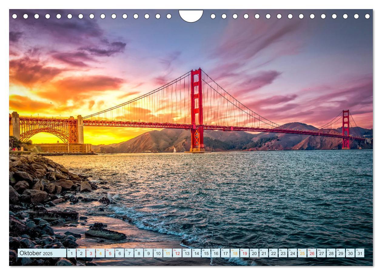 Bild: 9783435352142 | Golden Gate Bridge - Synonym für San Francisco (Wandkalender 2025...