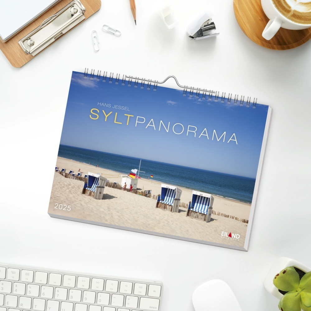 Bild: 9783964023384 | Sylt Panorama Postkartenkalender 2025 - Hans Jessel | Hans Jessel