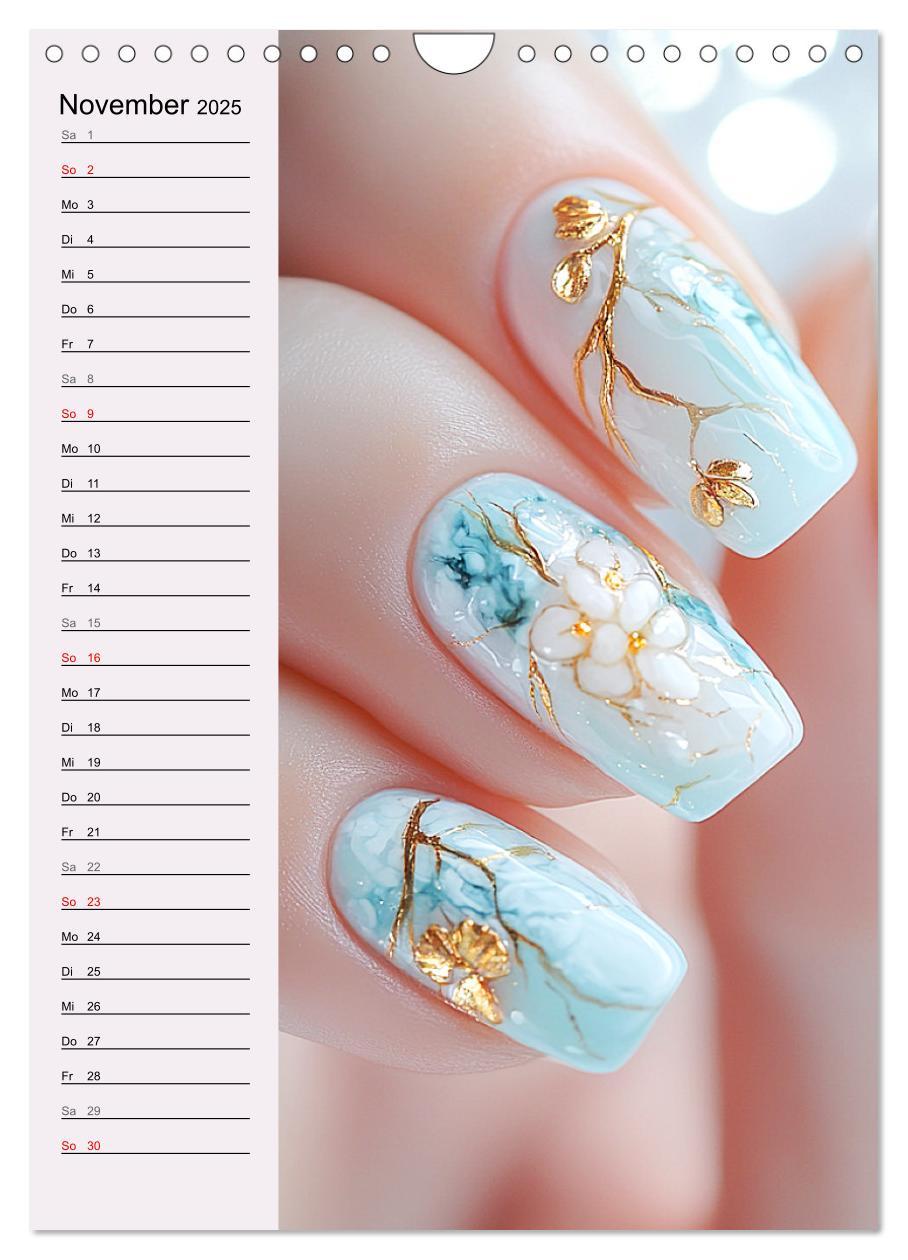 Bild: 9783457205686 | Nageldesign. Außergewöhnliche Fingernägel (Wandkalender 2025 DIN A4...