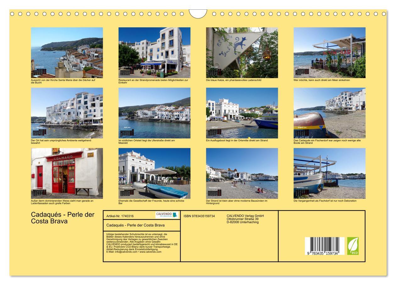 Bild: 9783435159734 | Cadaqués - Perle der Costa Brava (Wandkalender 2025 DIN A3 quer),...