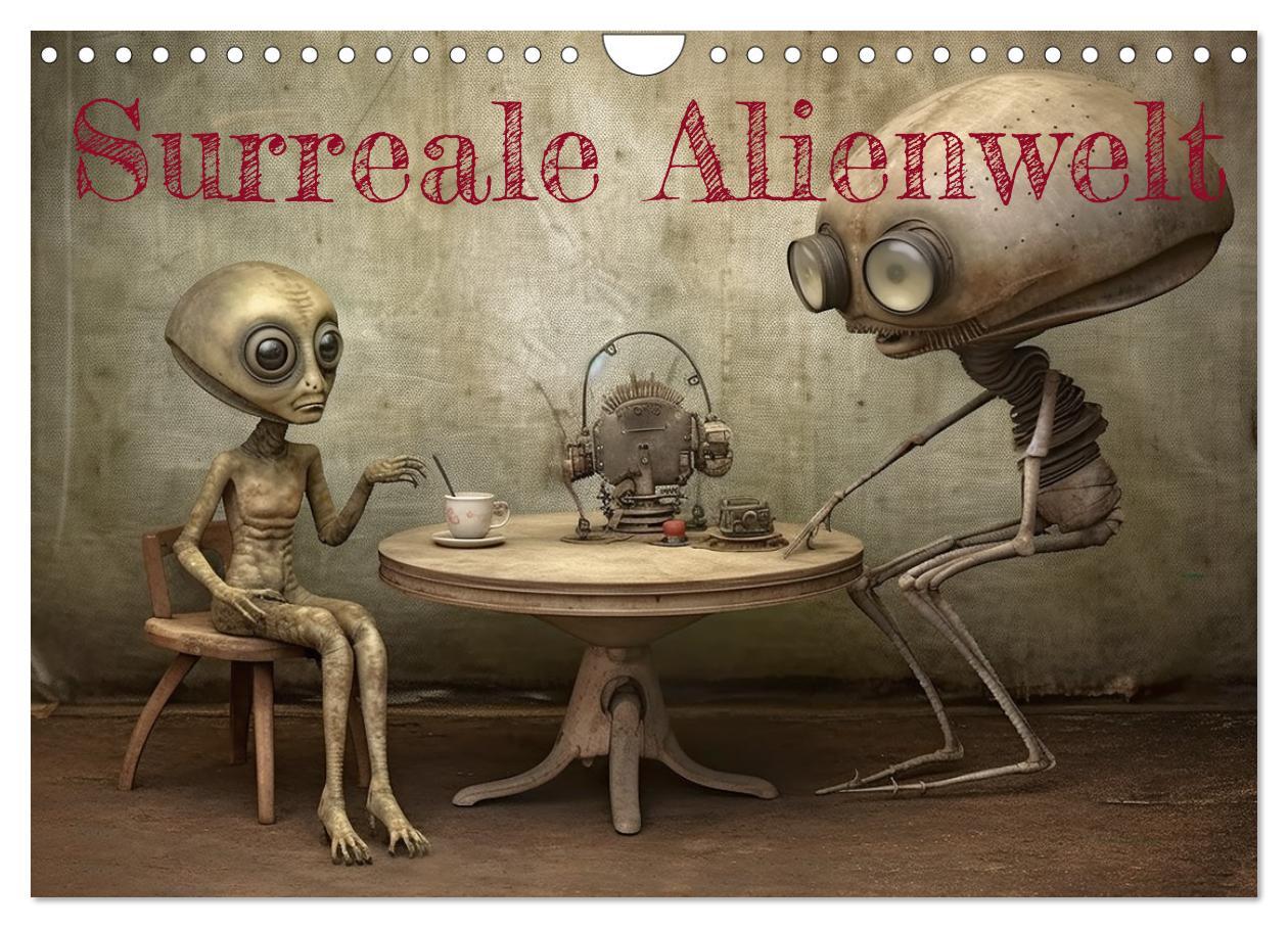 Cover: 9783383838316 | Surreale Alienwelt (Wandkalender 2025 DIN A4 quer), CALVENDO...