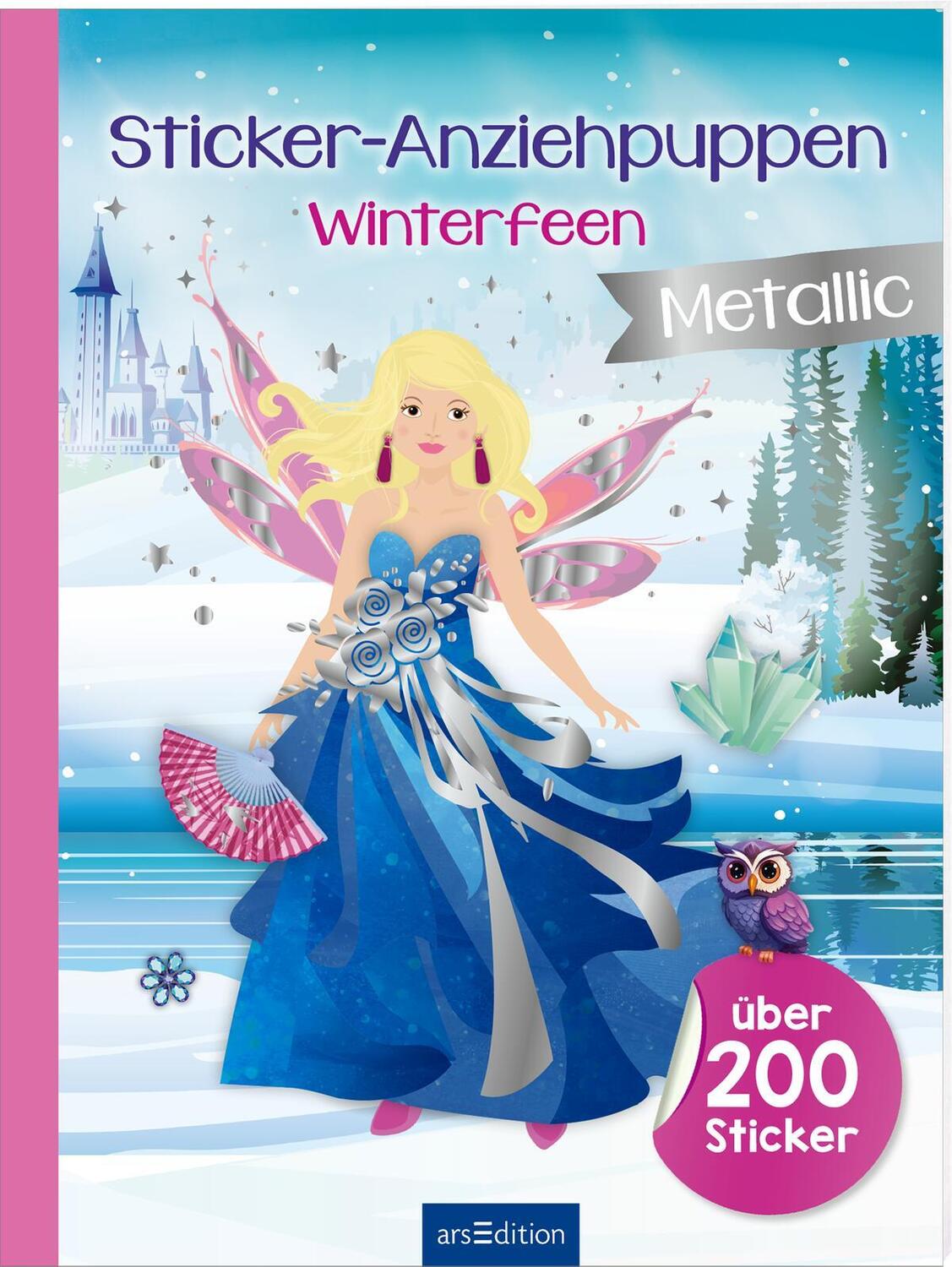 Cover: 9783845859095 | Sticker-Anziehpuppen Metallic - Winterfeen | Taschenbuch | 40 S.