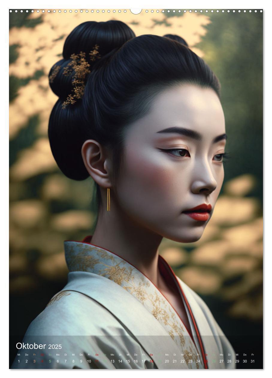 Bild: 9783435880362 | Wunderschöne Portraits Japanischer Geishas (Wandkalender 2025 DIN...