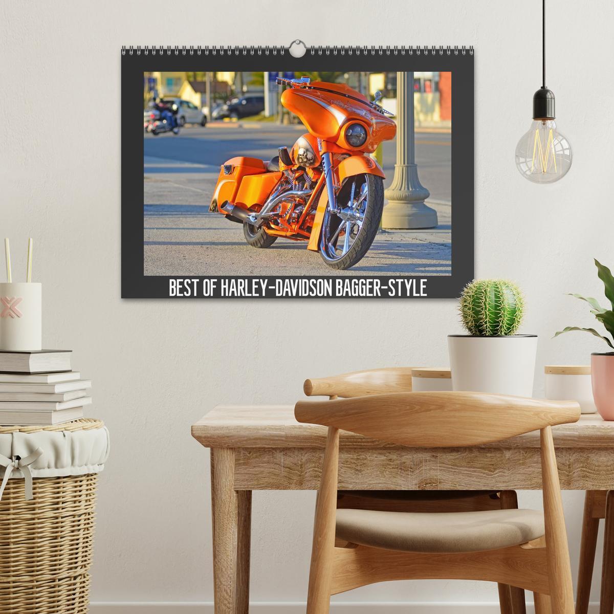 Bild: 9783435788507 | BEST OF HARLEY-DAVIDSON BAGGER-STYLE (Wandkalender 2025 DIN A3...