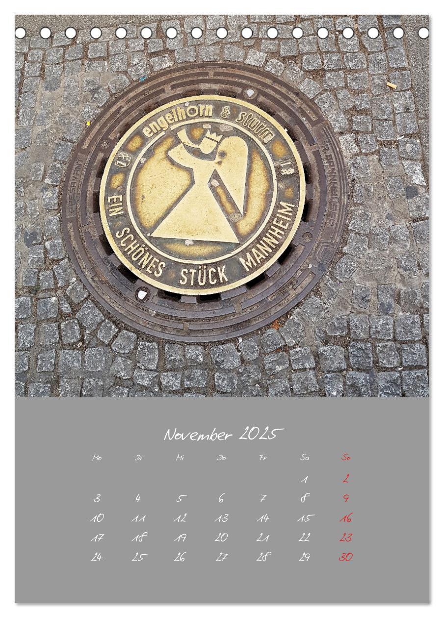 Bild: 9783435951321 | Faszination Kanaldeckel (Tischkalender 2025 DIN A5 hoch), CALVENDO...