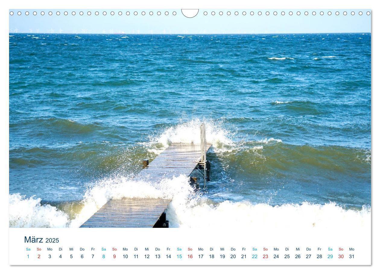 Bild: 9783435113415 | Der Fehmarn-Steg (Wandkalender 2025 DIN A3 quer), CALVENDO...