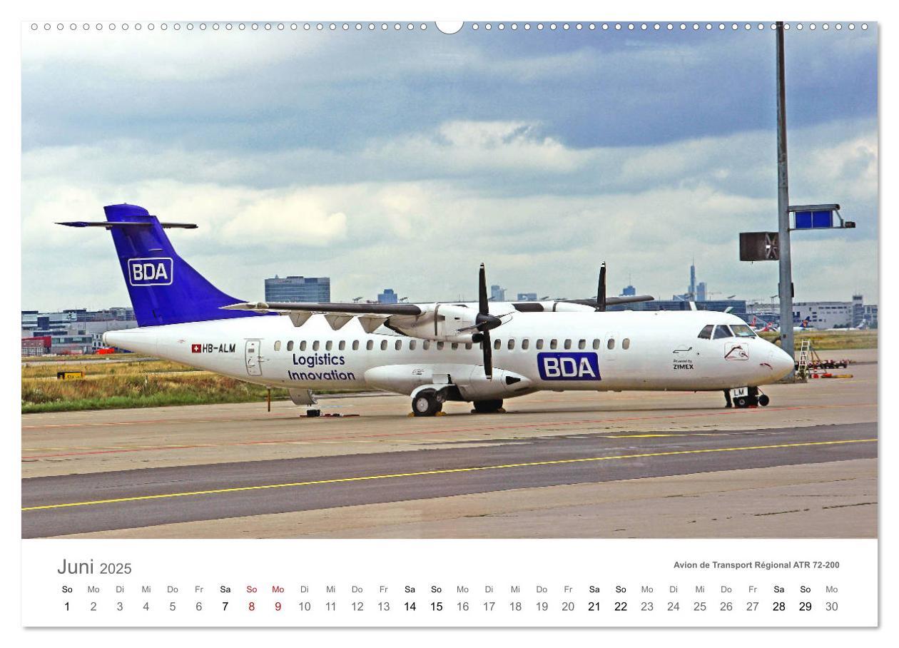 Bild: 9783435130054 | Große und kleine Flieger am Flughafen (Wandkalender 2025 DIN A2...