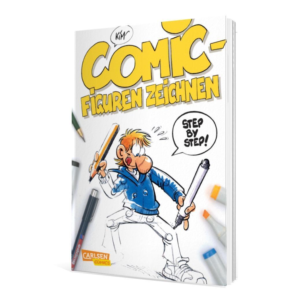 Bild: 9783551768346 | Comic-Figuren zeichnen | Step by Step | Kim Schmidt | Taschenbuch