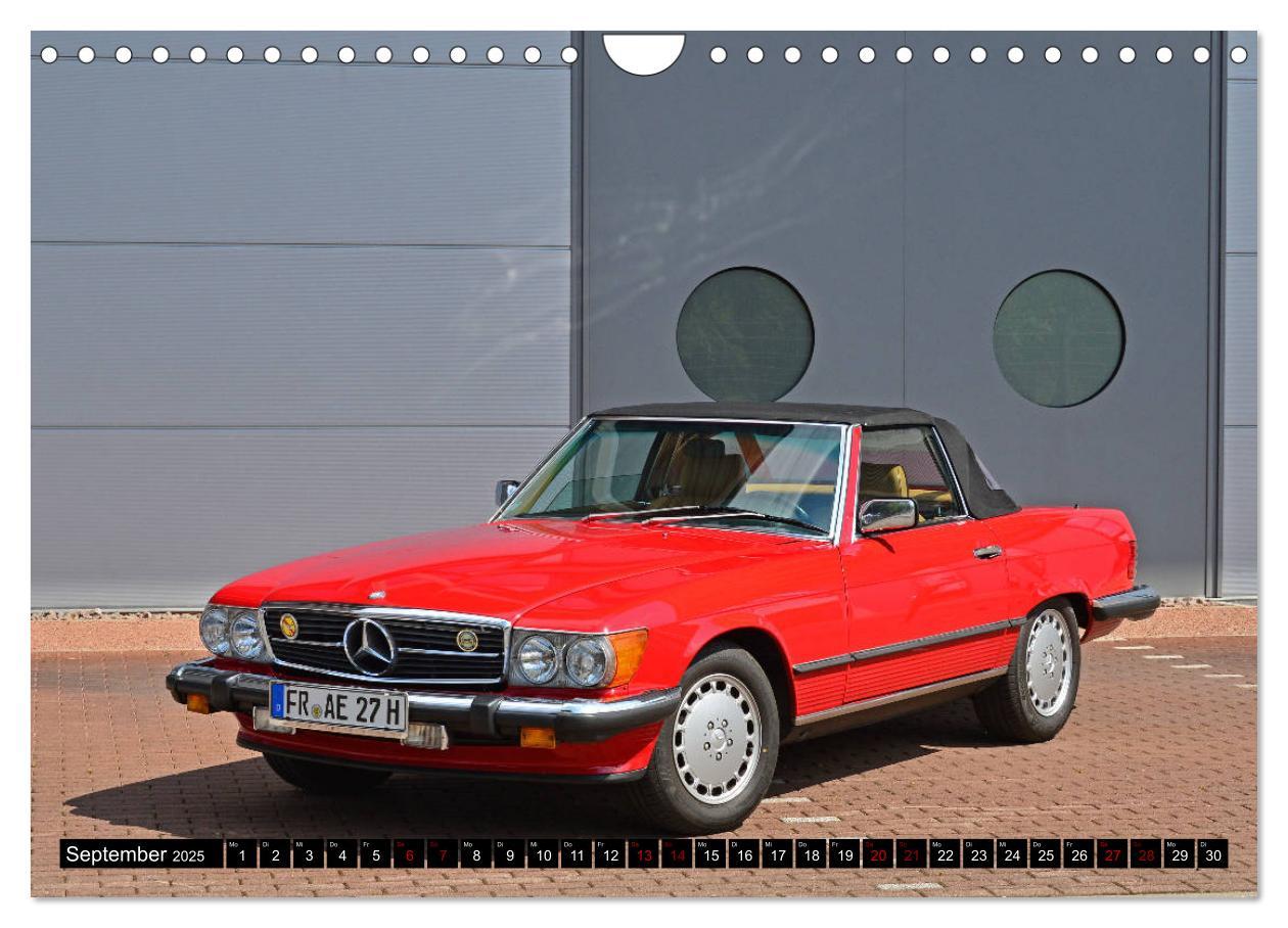 Bild: 9783435209415 | Ein Stern für Amerika - Mercedes Benz 560 SL (Wandkalender 2025 DIN...