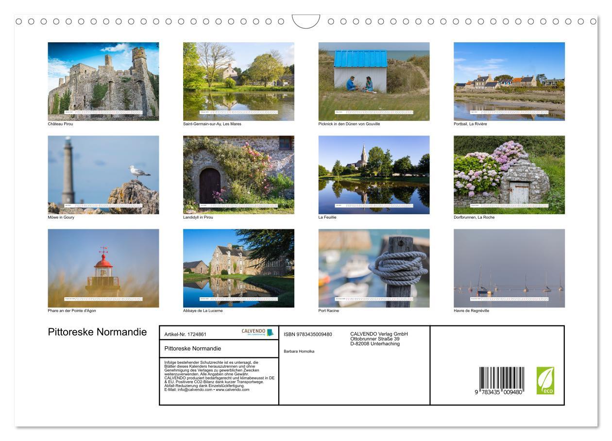 Bild: 9783435009480 | Pittoreske Normandie (Wandkalender 2025 DIN A3 quer), CALVENDO...