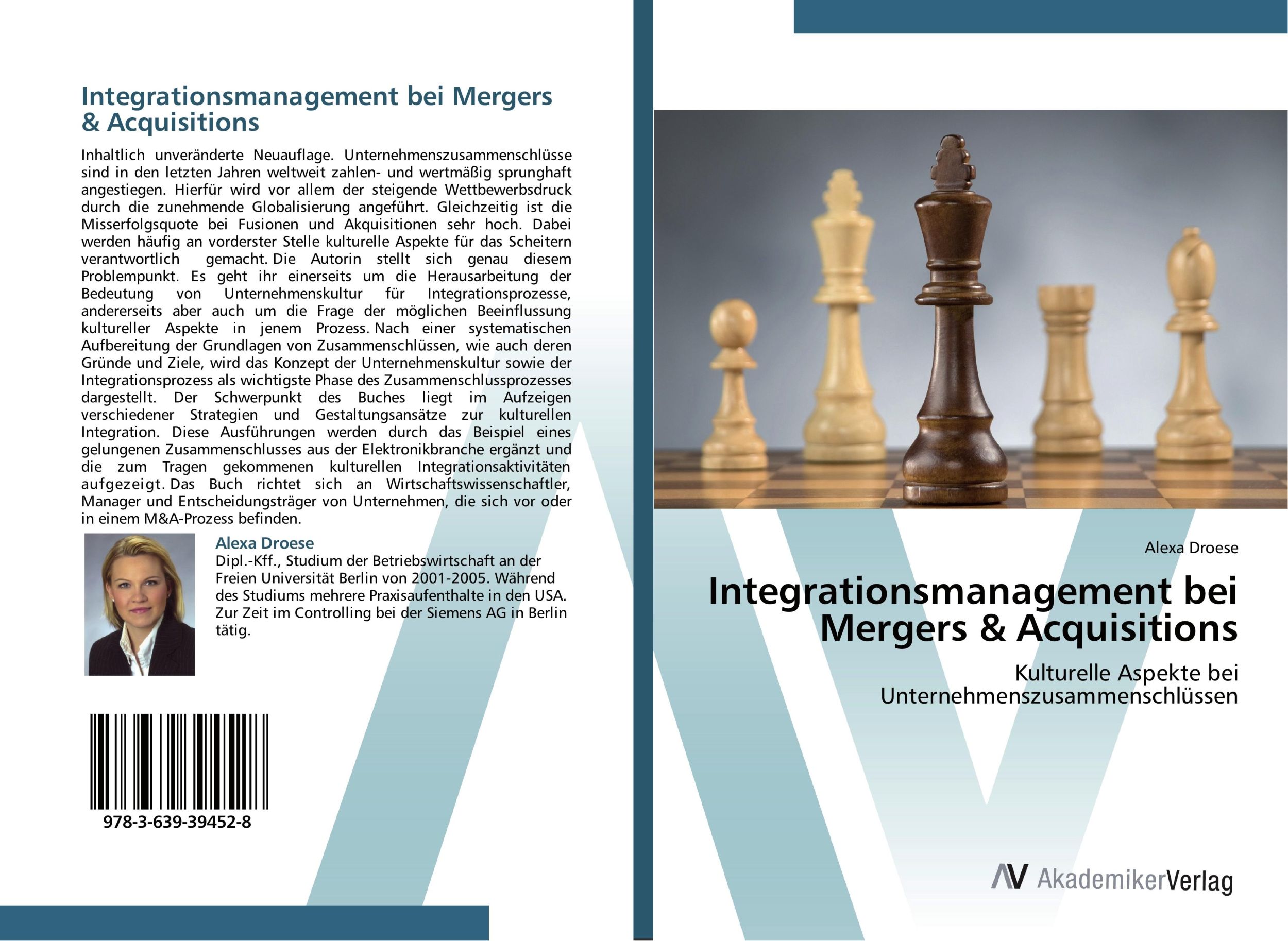 Cover: 9783639394528 | Integrationsmanagement bei Mergers &amp; Acquisitions | Alexa Droese