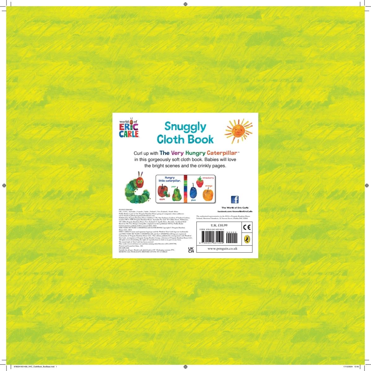 Rückseite: 9780241631409 | The Very Hungry Caterpillar Cloth Book | Eric Carle | Buch | 6 S.