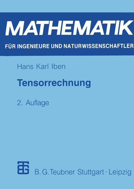 Cover: 9783519002468 | Tensorrechnung | Hans Karl Iben | Taschenbuch | Paperback | 180 S.