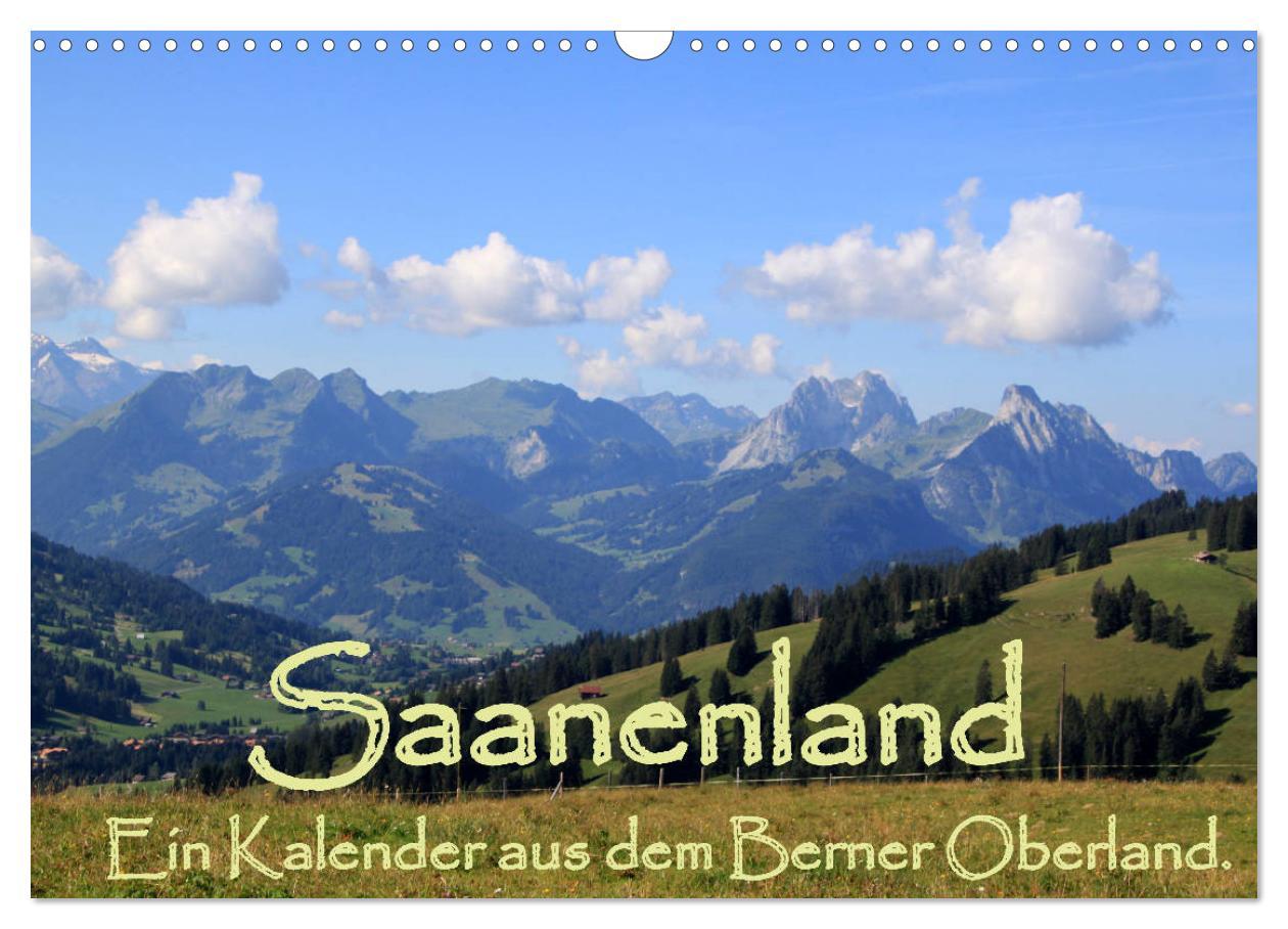 Cover: 9783435289967 | Saanenland. Ein Kalender aus dem Berner Oberland (Wandkalender 2025...