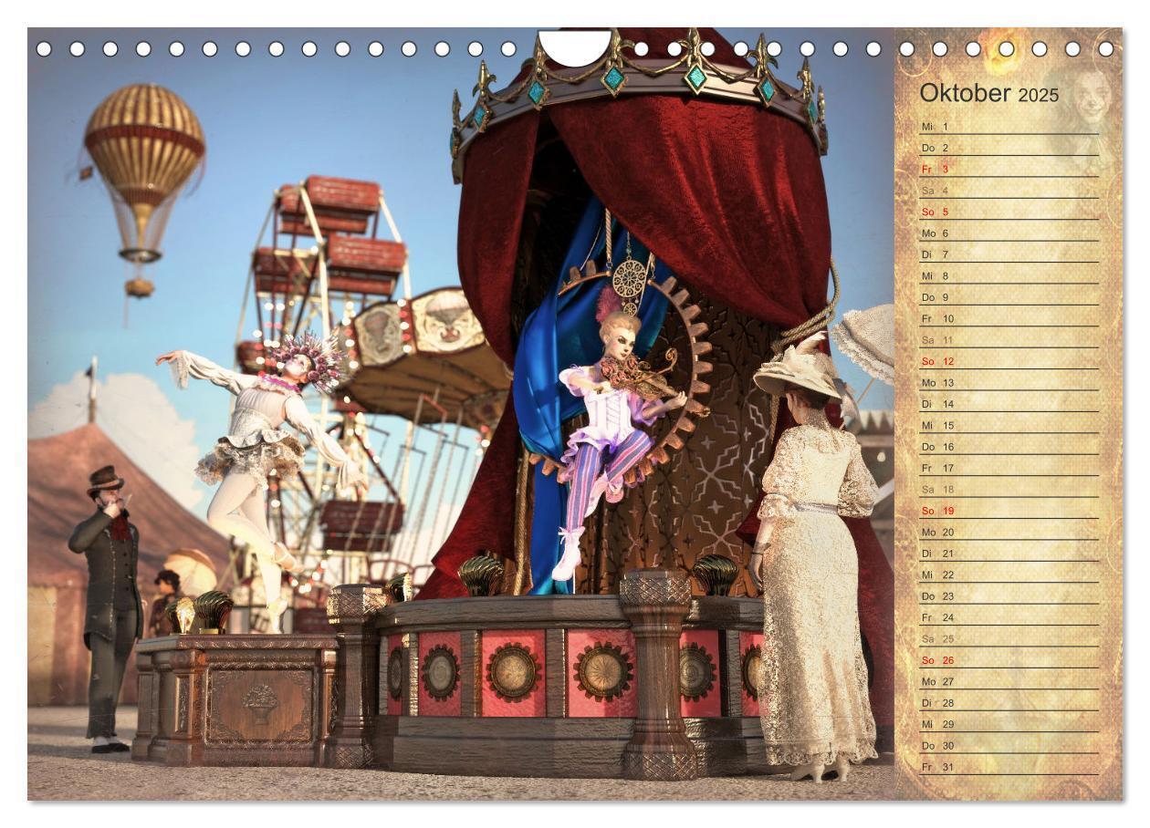 Bild: 9783383838538 | Steampunk Carnival (Wandkalender 2025 DIN A4 quer), CALVENDO...