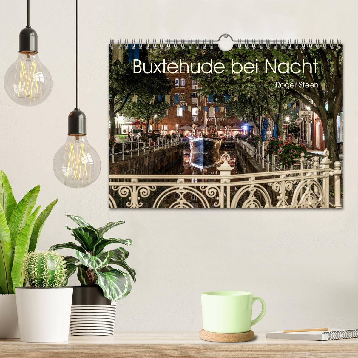 Bild: 9783435414864 | Buxtehude bei Nacht (Wandkalender 2025 DIN A4 quer), CALVENDO...