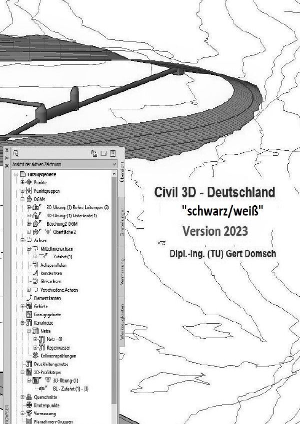 Cover: 9783756552337 | Civil 3D-Deutschland, Version 2023 "schwarz/weiß" (Information) | Buch