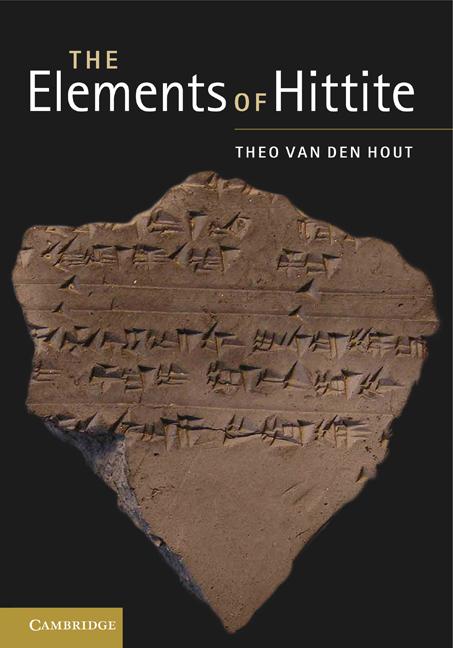 Cover: 9780521133005 | The Elements of Hittite | Theo Van Den Hout | Taschenbuch | Paperback