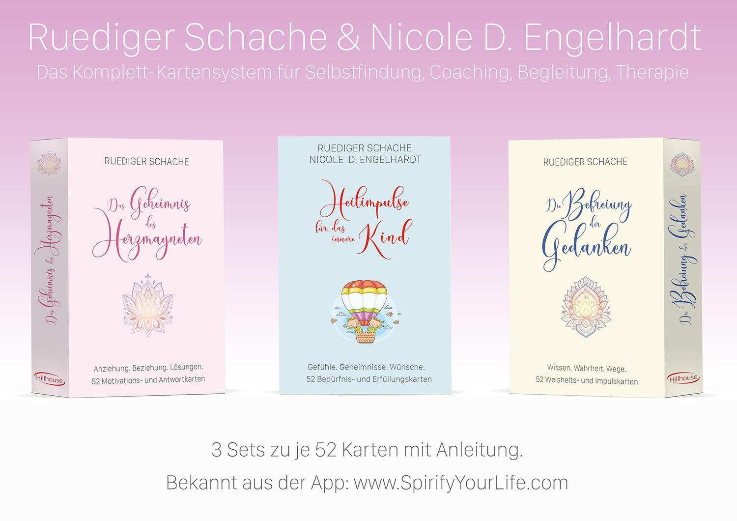 Cover: 9783948520045 | Therapiekarten-Set aus 3 x 52 Karten mit Anleitung | Ruediger Schache