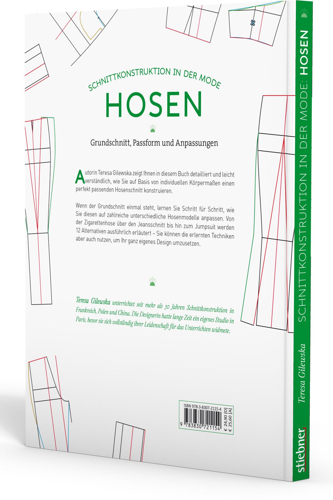 Rückseite: 9783830721154 | Schnittkonstruktion in der Mode: Hosen | Teresa Gilewska | Taschenbuch