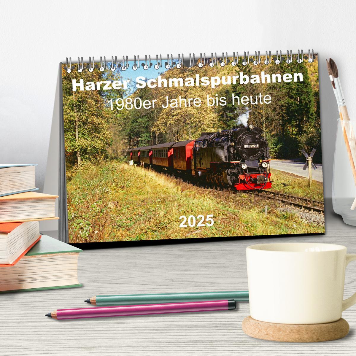 Bild: 9783435120246 | Harzer Schmalspurbahnen 1980er Jahre bis heute (Tischkalender 2025...