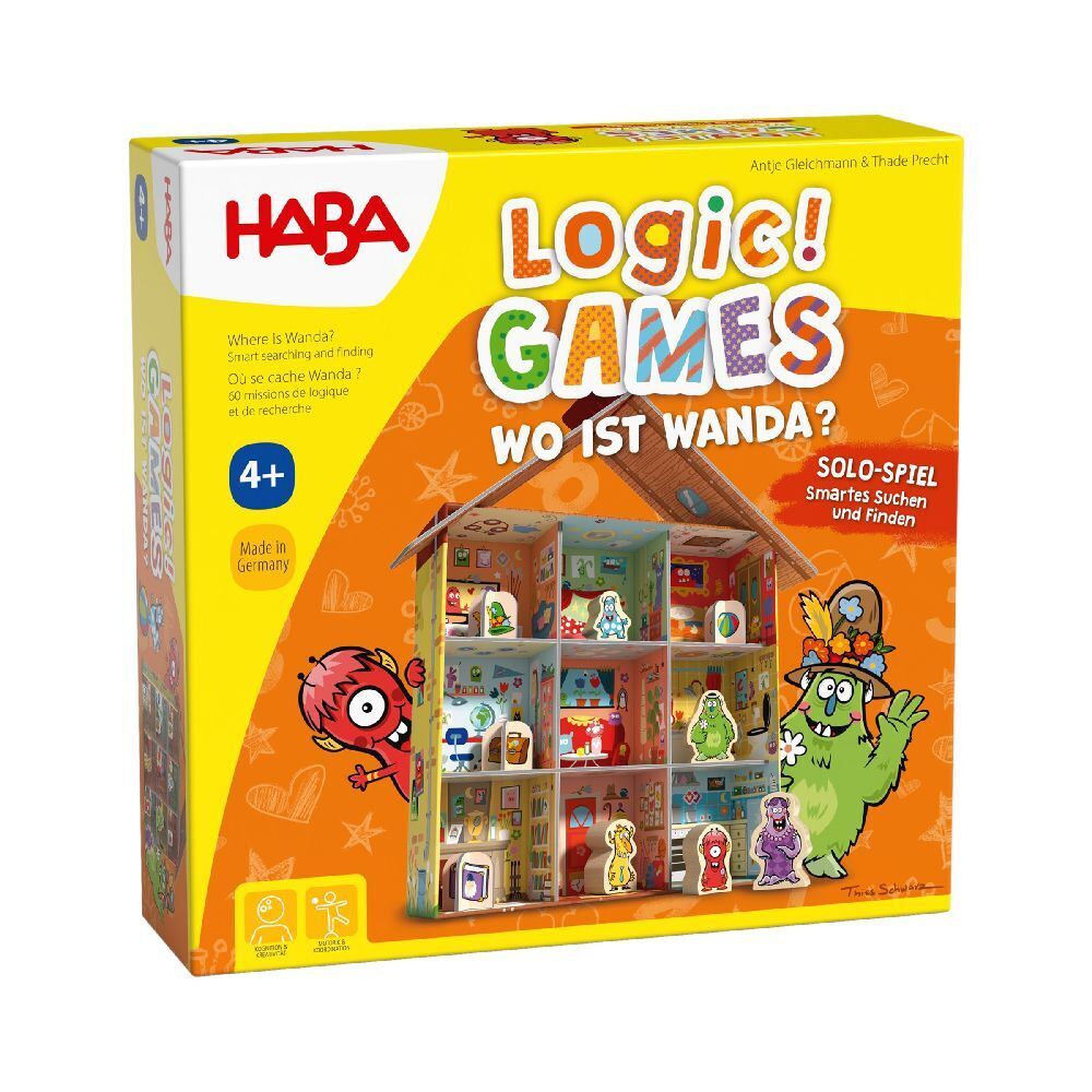 Cover: 4010168262536 | Logic! GAMES - Wo ist Wanda? | Spiel | Papp-Deckel und Papp-Boden