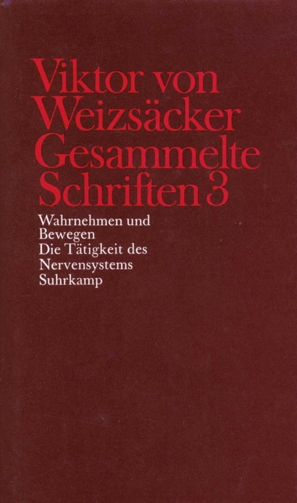 Cover: 9783518577769 | Wahrnehmen und Bewegen, Die Tätigkeit des Nervensystems | Buch | 1990