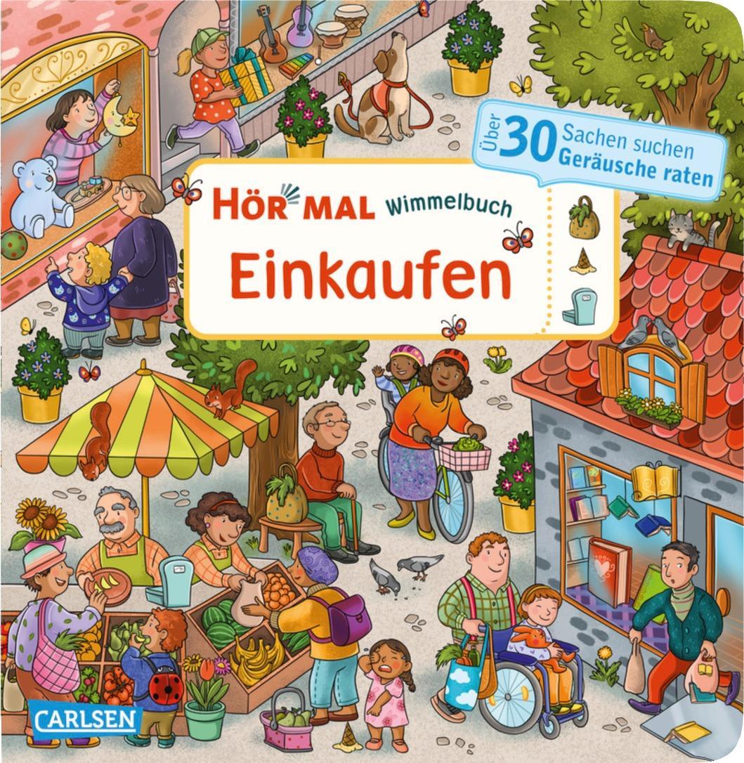 Cover: 9783551253361 | Hör mal (Soundbuch): Wimmelbuch: Einkaufen | Enni Bollin | Buch | 2024