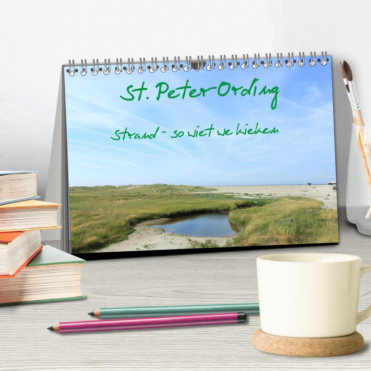 Bild: 9783435793426 | St. Peter-Ording (Tischkalender 2025 DIN A5 quer), CALVENDO...