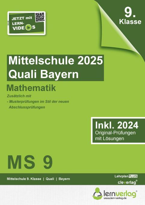 Cover: 9783743001206 | Original-Prüfungen Mittelschule Bayern 2025 Quali Mathematik | mbH