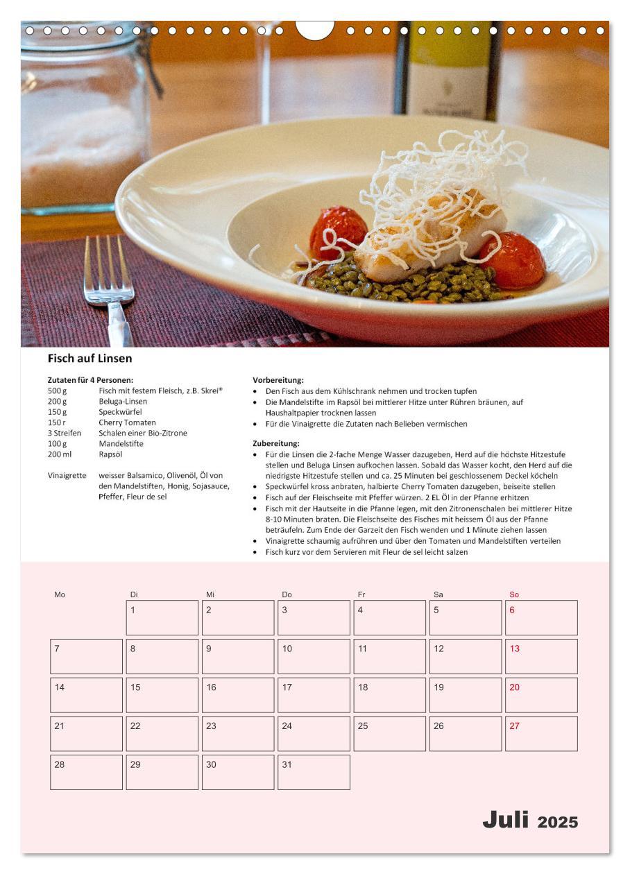 Bild: 9783435932016 | Der tolle Rezeptkalender (Wandkalender 2025 DIN A3 hoch), CALVENDO...