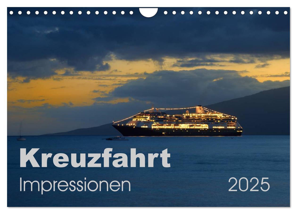 Cover: 9783435527731 | Kreuzfahrt Impressionen (Wandkalender 2025 DIN A4 quer), CALVENDO...